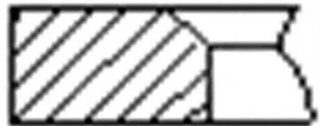 Кільця поршневі (1CYL) PSA/FORD 86.0 (2/2/2) P22DTE/ABFA/D5BA/D6BA/F3FA/FIFA/FIFA/HJBB/HJBC/N7BA/Q -ua FRECCIA FR10-216600