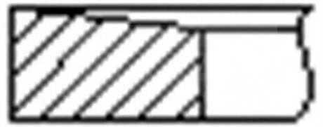 Кільця поршневі FRECCIA FR10-248100