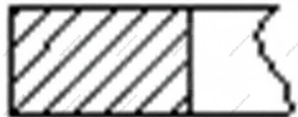 Кольца поршневые (1CYL) ISUZU/OPEL/MAZDA 79.0 (2/1.5/3) 1.7D/TD Y17DT/Y17DTL/X17DT(TC4EE1)/4EE1-T/Z FRECCIA FR10-354000 (фото 1)