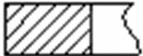 Кільця поршневі (1CYL) ISUZU/OPEL/MAZDA 79.0 (2/1.5/3) 1.7D/TD Y17DT/Y17DTL/X17DT(TC4EE1)/4EE1-T/Z -ua FRECCIA FR10-354000