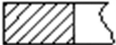 Кільця поршневі FRECCIA FR10-375200