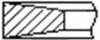 Кільця поршневі (1CYL) PSA/FORD 75.0 (3/1.95/2) 9HX(DV6ATED4)/9HY/9HZ(DV6TED4)/HHDA FRECCIA FR10-376300 (фото 1)