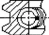 Кольца поршневые (1CYL) PSA/FORD 75.0 (3/1.95/2) 9HX(DV6ATED4)/9HY/9HZ(DV6TED4)/HHDA FRECCIA FR10-376300 (фото 3)