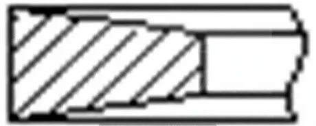 Кольца поршневые (1CYL) PSA/FORD 75.0 (3/1.95/2) 9HX(DV6ATED4)/9HY/9HZ(DV6TED4)/HHDA FRECCIA FR10-376300
