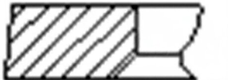 Кільця поршневі FRECCIA FR10-380900