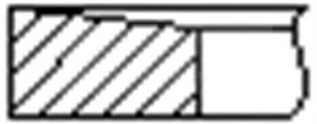 Кільця поршневі FRECCIA FR10-382200