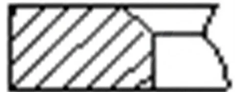 Кільця поршневі (1CYL) RENAULT 80.0 (2.5/2/3) 1.9TDI F9Q FRECCIA FR10-384300