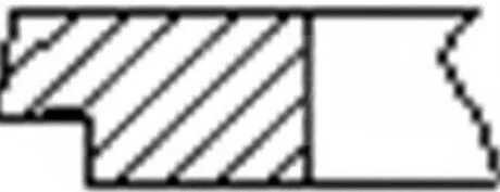 Кільця поршневі (1CYL) RENAULT 82.70 (1.2/1.5/2) F4P FRECCIA FR10-385200