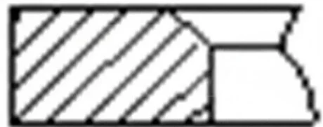 Кільця поршневі (1CYL) VAG 82.5 (1.2/1.2/2) CDAA/CJKB/CYPA/CBUA FRECCIA FR10-506500