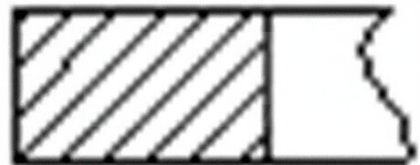 Кільця поршневі FRECCIA FR10-507400