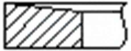 Кольца поршневые (1CYL) NISSAN 89.0 (2/2/3) YD25DDTI FRECCIA FR10-919100