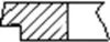Кільця поршневі (1CYL) TOYOTA 79.0 (1.2/1.2/3) 1ZZ-FE/3ZZ-FE -ua FRECCIA FR10-969100 (фото 2)