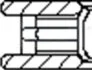 Кільця поршневі (1CYL) TOYOTA 79.0 (1.2/1.2/3) 1ZZ-FE/3ZZ-FE -ua FRECCIA FR10-969100 (фото 3)