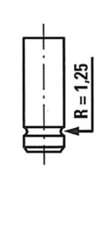 Клапан двигуна EX OPEL 1.6D/1.7D 16DA/17DR/X17DTL 32X8X123 -ua FRECCIA R3699/RCR