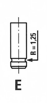 Клапан двигуна IN RENAULT/VOLVO 1.7I F2N/F3N/B18E/B18F 38.1X8X111.5 -ua FRECCIA R4221/S