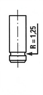 Клапан двигуна EX RENAULT/VOLVO 1.7I F2N/F3N/B18E/B18F 32.5X8X111.3 -ua FRECCIA R4222/RCR