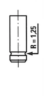 Клапан двигуна EX PSA 1.1 TU1 29.2X7X112.6 FRECCIA R4231/RCR