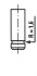 Клапан двигуна IN FIAT 1.4I/1.6I 160A1/160A2 37.5X8X108.5 -ua FRECCIA R4252/SCR (фото 1)