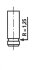 Клапан двигуна EX PSA XU5/XU7/XU9 34.5X8X108.5 FRECCIA R4293/RCR (фото 1)