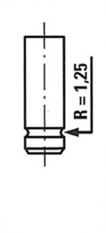 Клапан двигуна EX PSA XU5/XU7/XU9 34.5X8X108.5 FRECCIA R4293/RCR