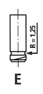 Клапан двигуна EX OPEL 1.6I C16NZ/16SV 31X7X101 FRECCIA R4384/RCR
