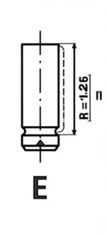 Клапан двигуна IN OPEL 1.2I/1.4I X14SZ/14NV/C14NZ 33X7X104.6 -ua FRECCIA R4464/SCR