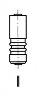 Клапан двигателя IN VAG 1.9D/2.4D 1Y/AAS/AAB 36X8X95.5 FRECCIA R4483/SCR