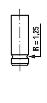 Клапан двигуна EX RENAULT 1.2/1.4 E5F/E6J/E7J/K7M/K7J 33.6X7X107.8 FRECCIA R4575/RCR