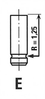 Клапан двигуна IN OPEL 1.8I/2.0I C18NZ/C20NE 41.8X7X103.8 87- -ua FRECCIA R4592/SCR