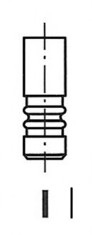 Клапан двигуна EX OPEL X18XE/X20XEV 29X6X92.2 FRECCIA R4650/BMCR