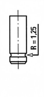 Клапан двигуна IN RENAULT 1.9D F8Q 35X8X110.5 -ua FRECCIA R4719/S