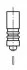 Клапан двигуна IN OPEL X14XE/X16XE/X16XEL 31X6X103.1 91- -ua FRECCIA R4726/SCR (фото 1)