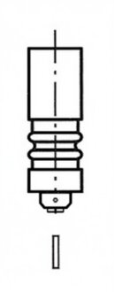 Клапан двигуна IN OPEL X14XE/X16XE/X16XEL 31X6X103.1 91- -ua FRECCIA R4726/SCR