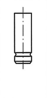 Клапан двигателя IN IVECO 8140.07/8140.63/8140.67 43.5X8X122 94- FRECCIA R4762/BMCR