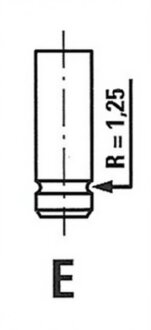 Клапан двигуна EX PSA XUD7/XUD9/DW8 33X8X112 FRECCIA R4810/RCR