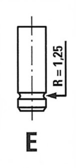 Клапан двигуна EX RENAULT 32.5X8X115.4 F3R/F3P -ua FRECCIA R4875/RCR