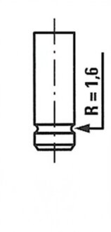 Клапан двигуна IN MITSUBISHI 1.6/2.0 4G61/4G63 34X6.6X109.7 -ua FRECCIA R4921/SNT