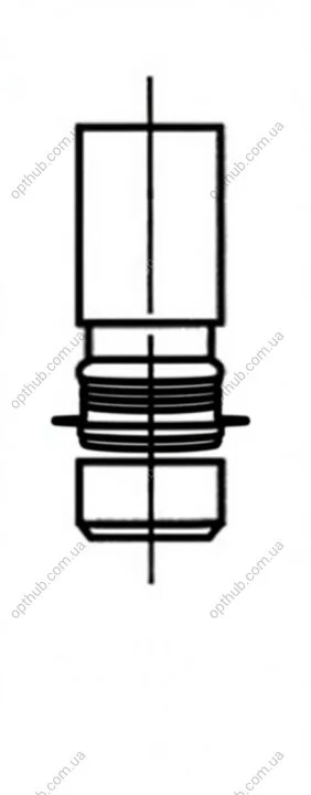 Клапан двигуна IN VW 1.7SDI/1.9SDI AKW/AEY/AQM 36X7X96.5 FRECCIA R4946/S (фото 1)