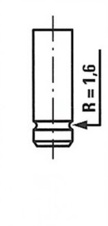 Клапан двигуна IN MITSUBISHI 2.8TDI 4M40T 41X8X108.7 -ua FRECCIA R4982/RNT