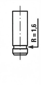 Клапан двигуна EX MITSUBISHI 2.8TDI 4M40T 35X8X108.5 -ua FRECCIA R4983/RNT