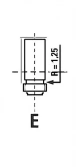 Клапан двигателя IN RENAULT 1.9D 35X8X110.1 F8Q FRECCIA R6062/BM