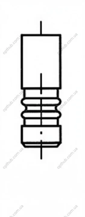 Клапан двигателя EX ALFA 156/166 2.5 V6 33.5X7X102 FRECCIA R6082/RARCR (фото 1)