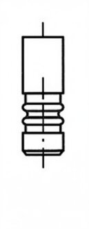 Клапан двигуна EX ALFA 156/166 2.5 V6 33.5X7X102 -ua FRECCIA R6082/RARCR