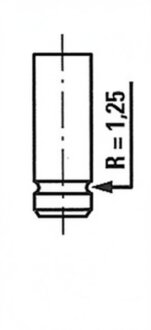 Клапан двигуна EX DAEWOO 1.3/1.5 A13DM/A15DM 31X7X103.5 -ua FRECCIA R6095/RCR
