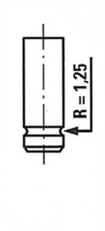 Клапан двигуна EX DAEWOO A15MF/A16DMS 26X6X102 -ua FRECCIA R6097/RCR