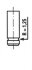 Клапан двигуна IN PSA 2.0 16V EW10J4 33.3X6X106.2 FRECCIA R6113/S (фото 1)