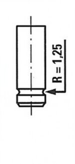 Клапан двигуна IN PSA 2.0 16V EW10J4 33.3X6X106.2 FRECCIA R6113/S