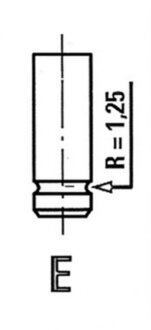 Клапан двигуна EX PSA 2.0 16V EW10J4 29X6X103.6 FRECCIA R6114/RCR