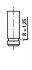 Клапан двигуна EX MB M166 34X7X102.7 -ua FRECCIA R6131/RNT (фото 1)