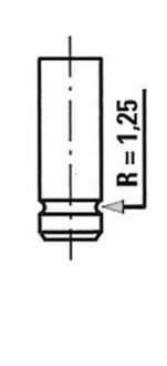 Клапан двигуна EX MB M166 34X7X102.7 -ua FRECCIA R6131/RNT